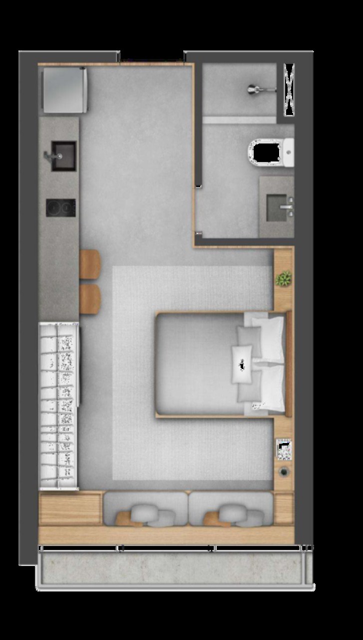 Apartamento, 1 quarto, 26 m² - Foto 24