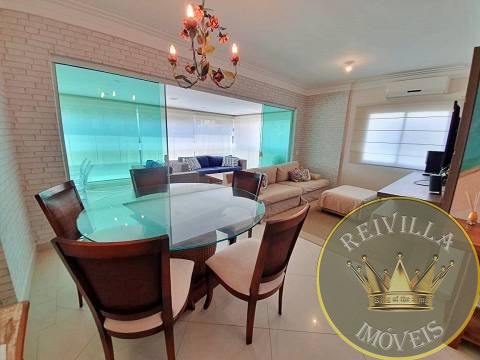 Excelente apartamento, com terraço gourmet, 03 Dormitórios, lazer completo, na praia da Enseada