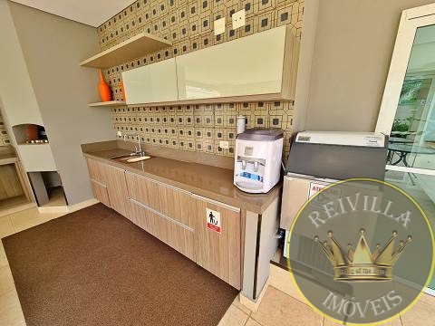 Excelente apartamento, com terraço gourmet, 03 Dormitórios, lazer completo, na praia da Enseada
