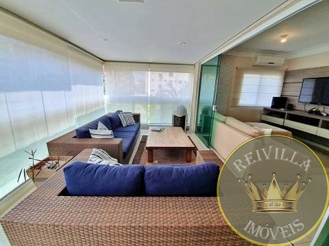 Excelente apartamento, com terraço gourmet, 03 Dormitórios, lazer completo, na praia da Enseada