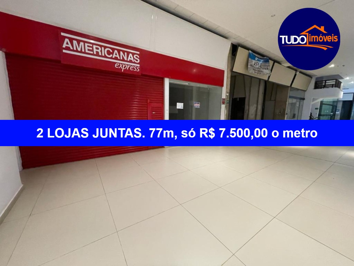Loja-Salão, 77 m² - Foto 1