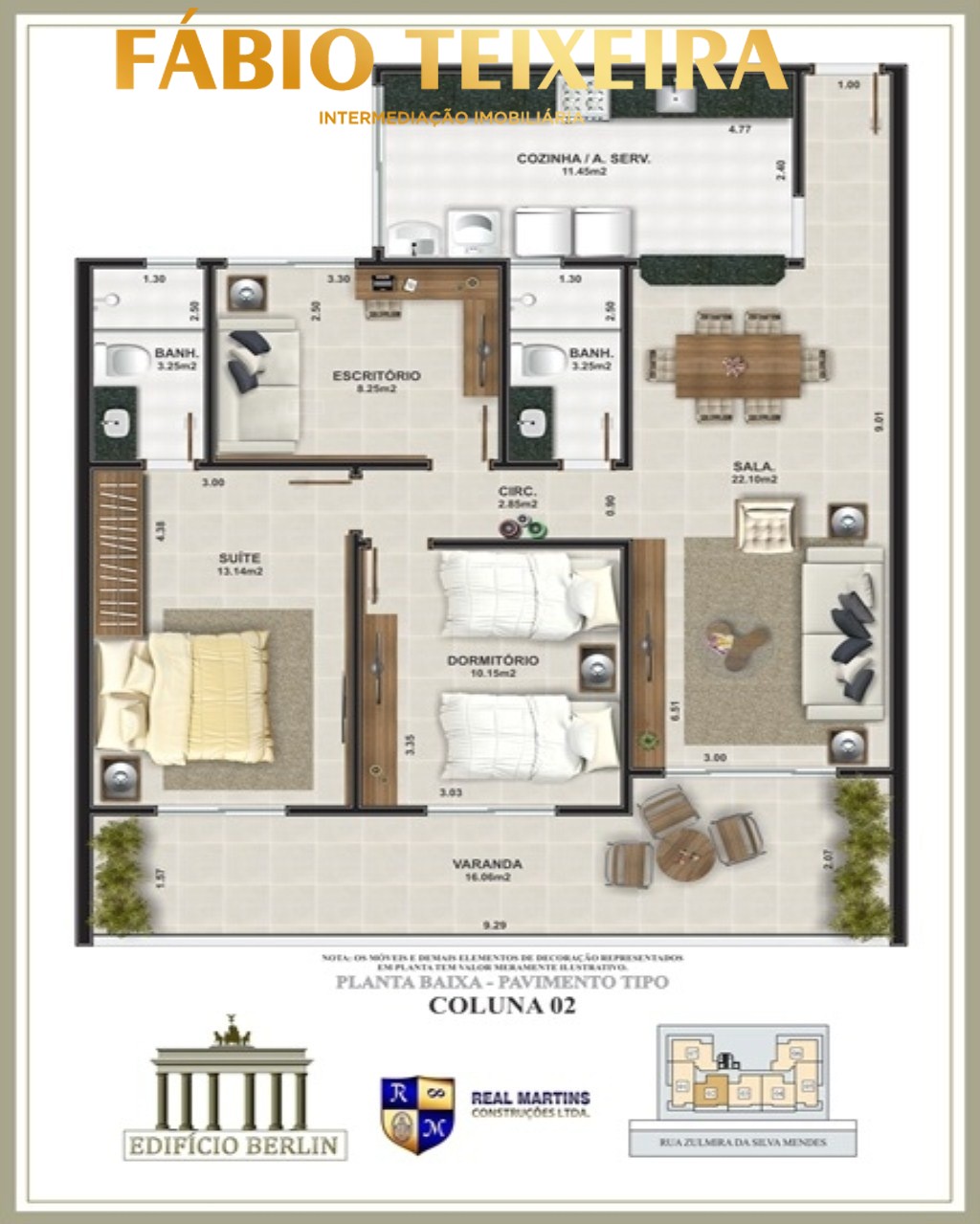 Apartamento, 2 quartos, 90 m² - Foto 3