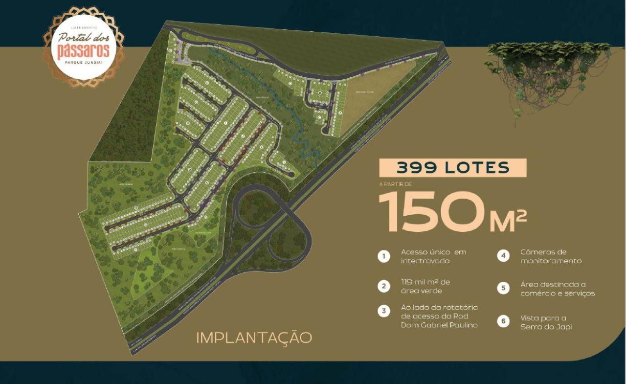 Terreno em PORTAL DOS PÁSSAROS, JUNDIAÍ - Foto 8