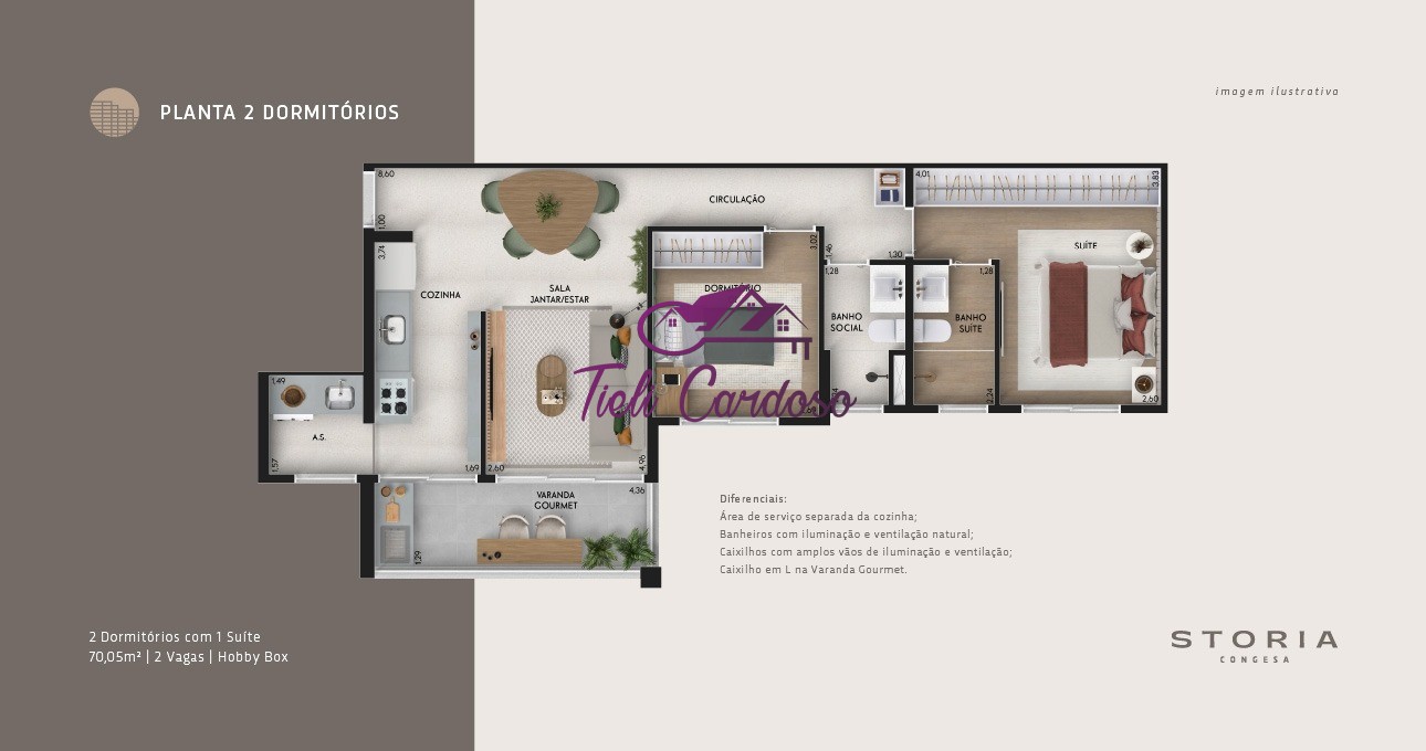 Apartamento, 2 quartos, 70 m² - Foto 31