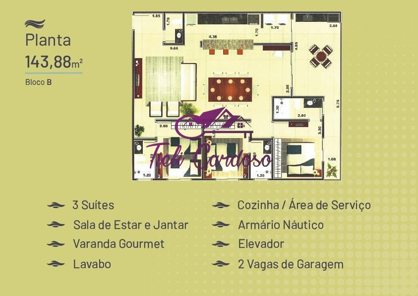 Apartamento, 3 quartos, 143 m² - Foto 68