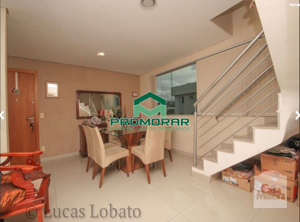Cobertura Duplex com 4 quartos sendo uma suíte à venda no bairro Santa Rosa, Belo Horizonte ,MG.