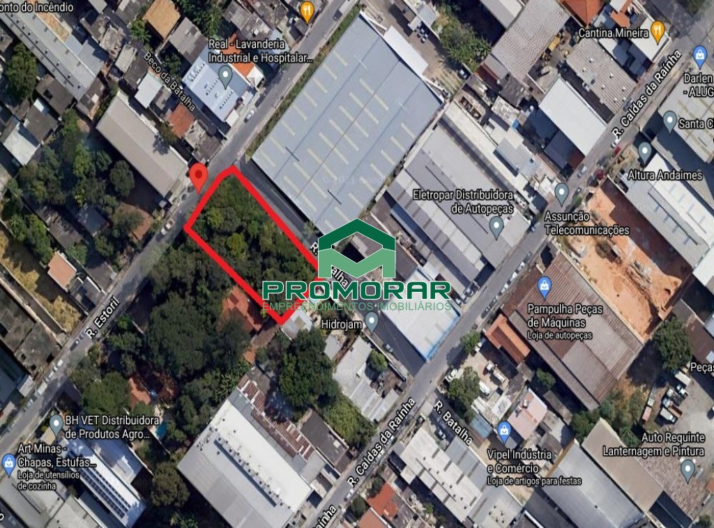 Lote com 1.000 m2 à venda no Bairro São Francisco, Belo Horizonte/MG