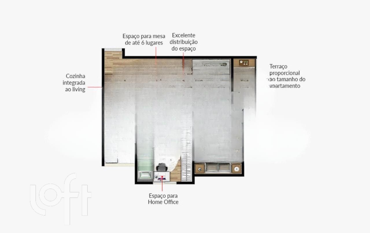 Apartamento, 2 quartos, 52 m² - Foto 8