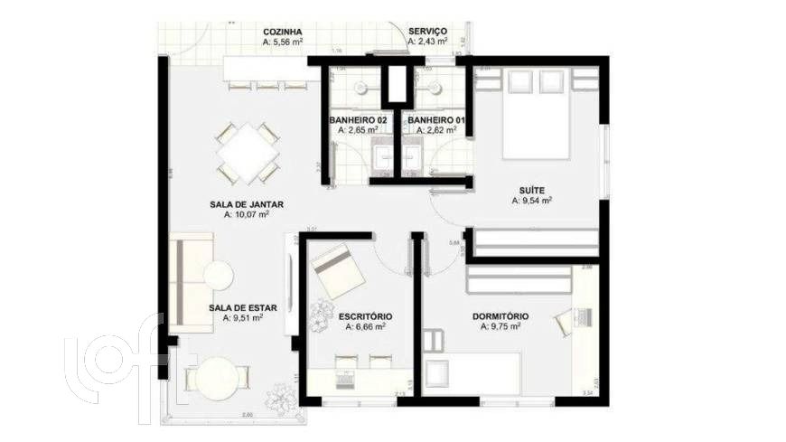 Apartamento, 3 quartos, 72 m² - Foto 17