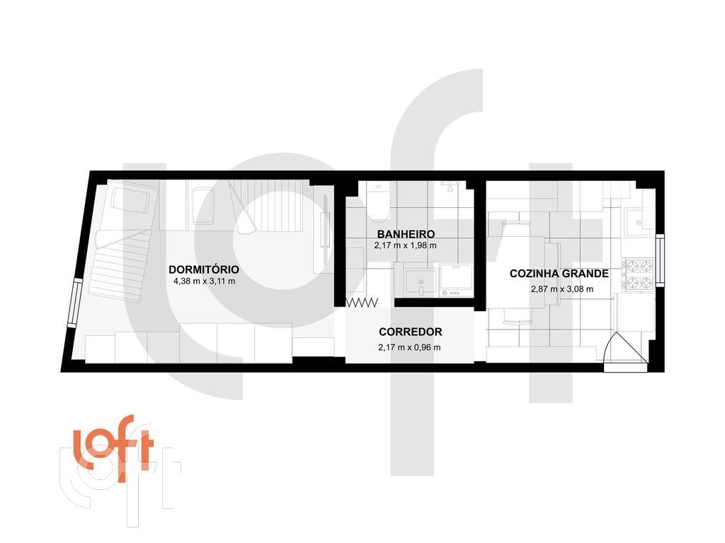 Apartamento à venda com 1 quarto, 35m² - Foto 35