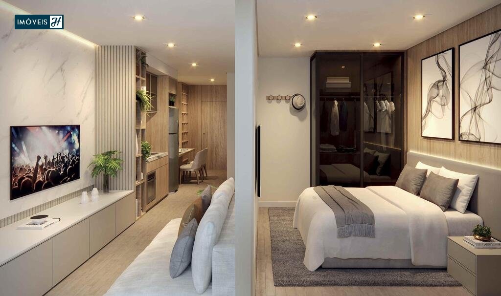 Apartamento à venda com 1 quarto, 25m² - Foto 2