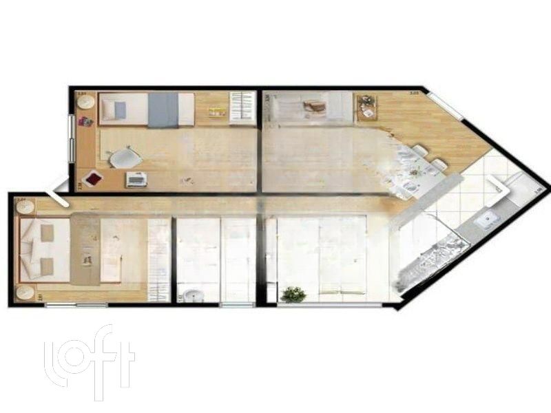 Apartamento, 2 quartos, 48 m² - Foto 2