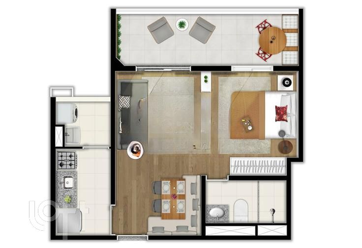 Apartamento, 1 quarto, 43 m² - Foto 14