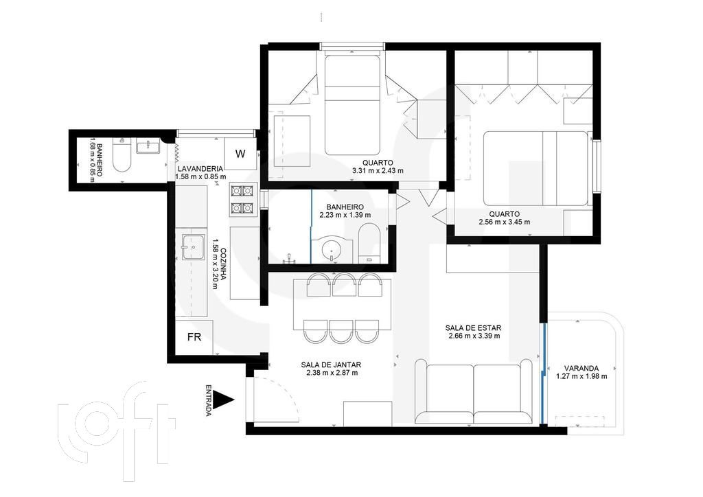 Apartamento à venda com 2 quartos, 50m² - Foto 23