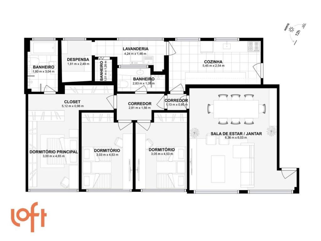 Apartamento, 3 quartos, 134 m² - Foto 46