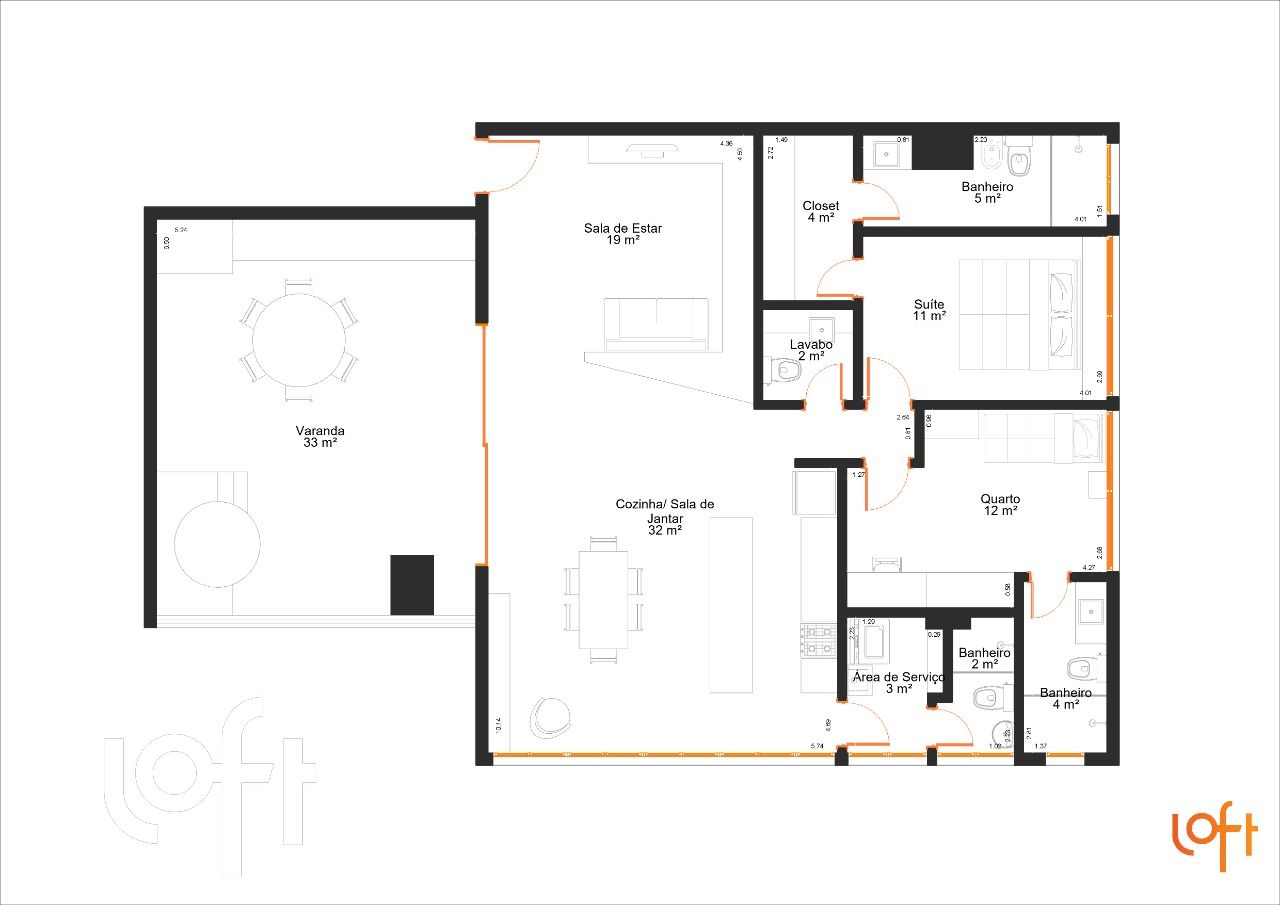 Apartamento, 2 quartos, 155 m² - Foto 14