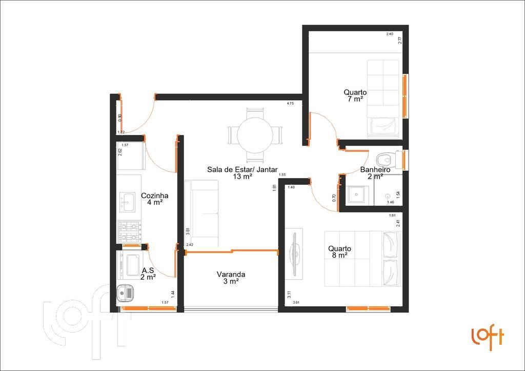 Apartamento, 2 quartos, 45 m² - Foto 29