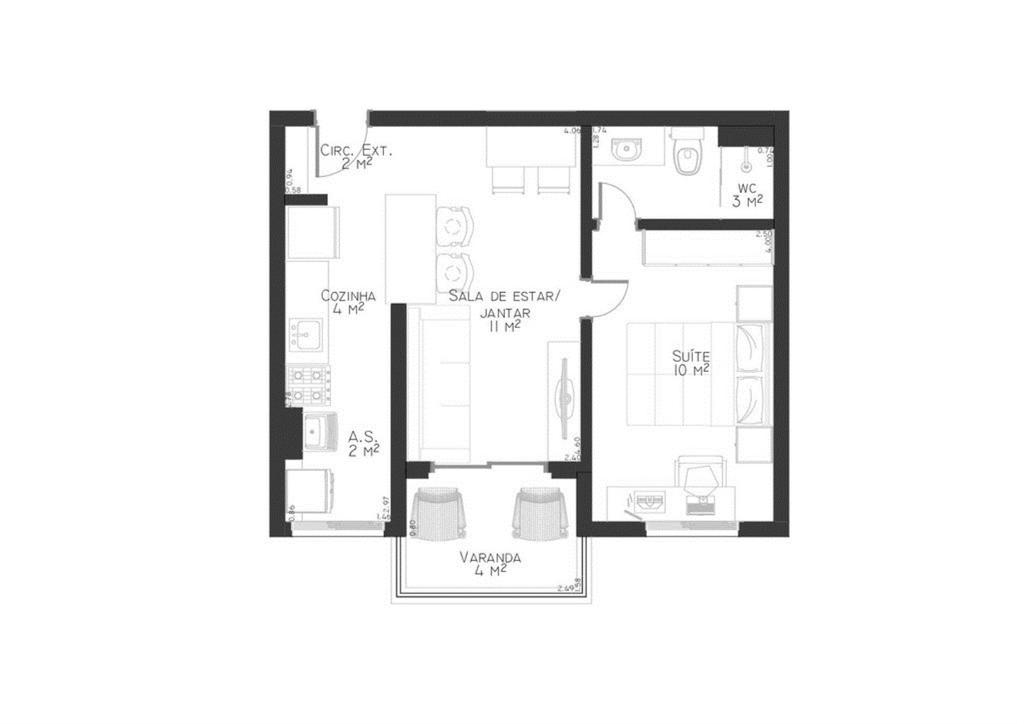Apartamento, 1 quarto, 41 m² - Foto 13