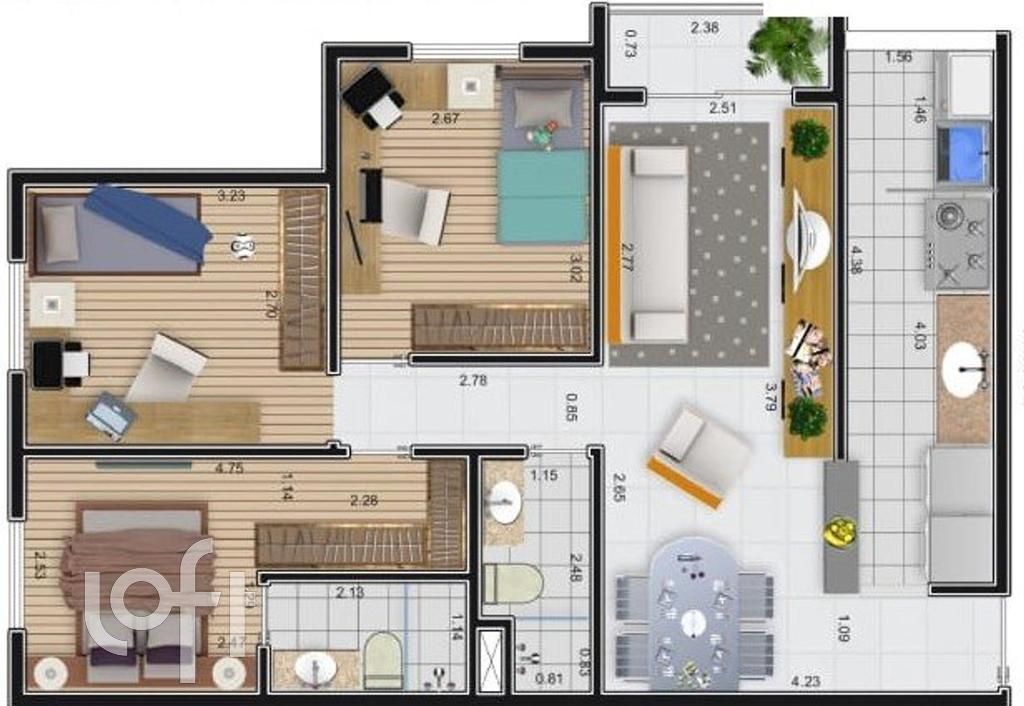 Apartamento, 3 quartos, 79 m² - Foto 10