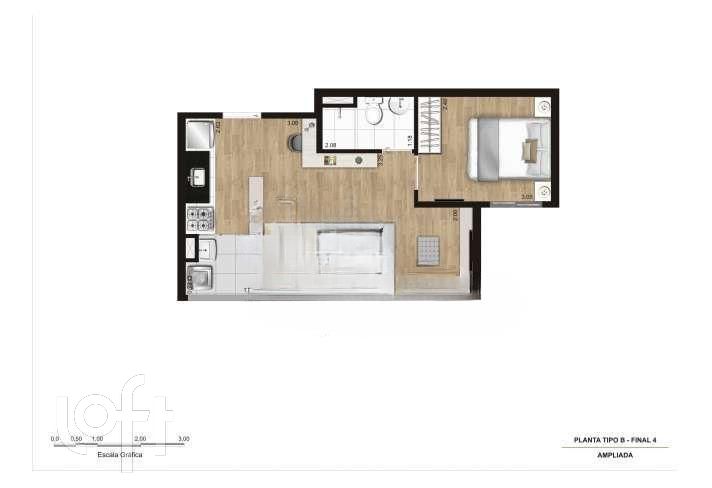 Apartamento, 2 quartos, 36 m² - Foto 9