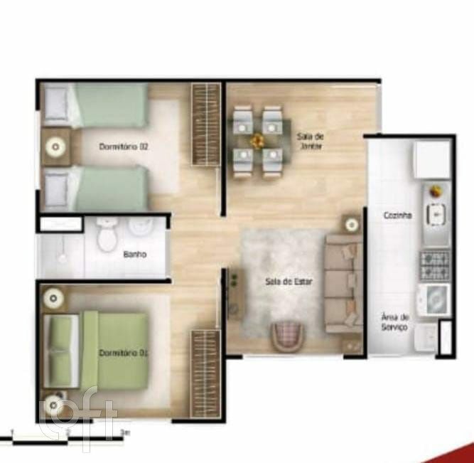 Apartamento, 2 quartos, 40 m² - Foto 15