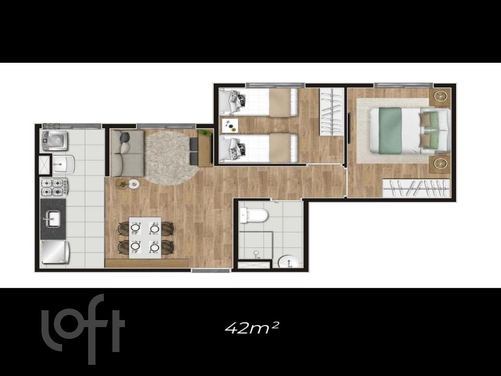 Apartamento, 2 quartos, 42 m² - Foto 28