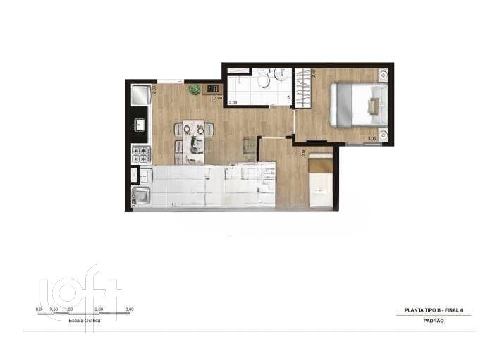 Apartamento, 2 quartos, 36 m² - Foto 10