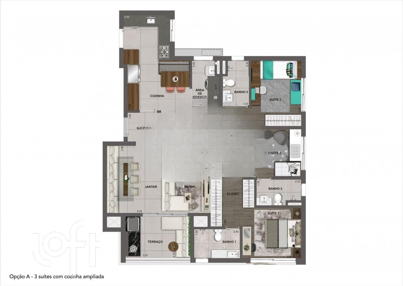 Apartamento, 3 quartos, 114 m² - Foto 14