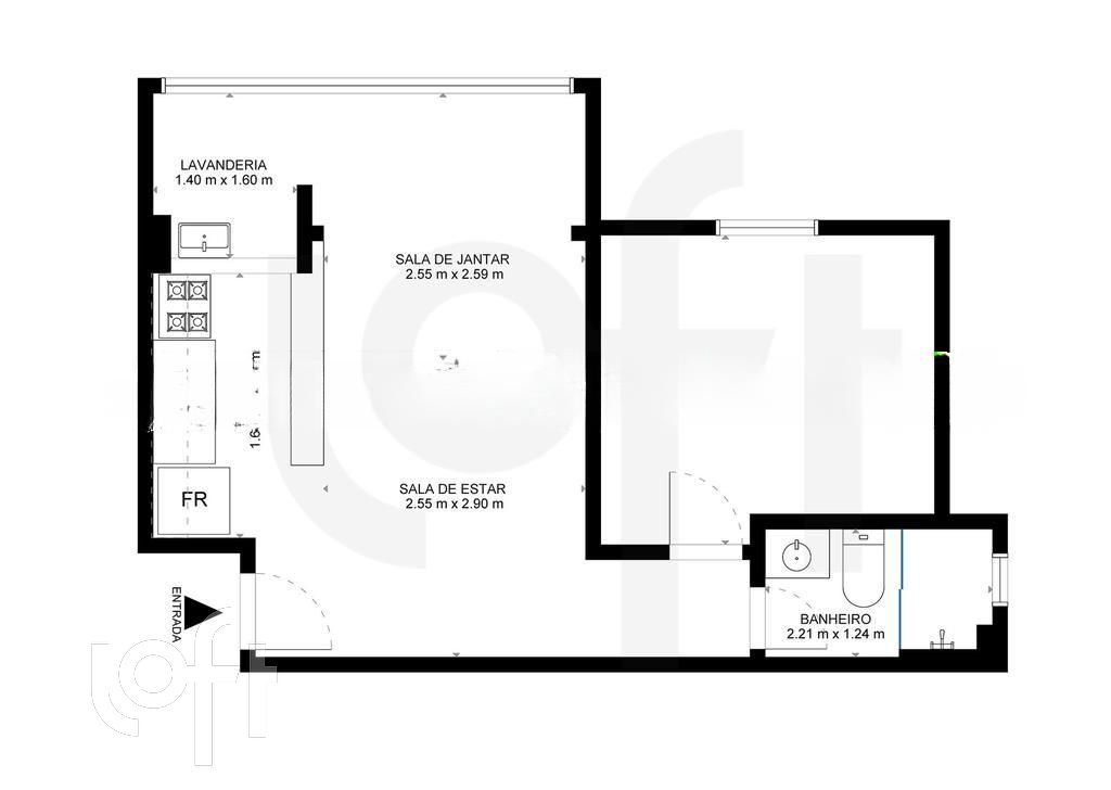 Apartamento, 1 quarto, 39 m² - Foto 34