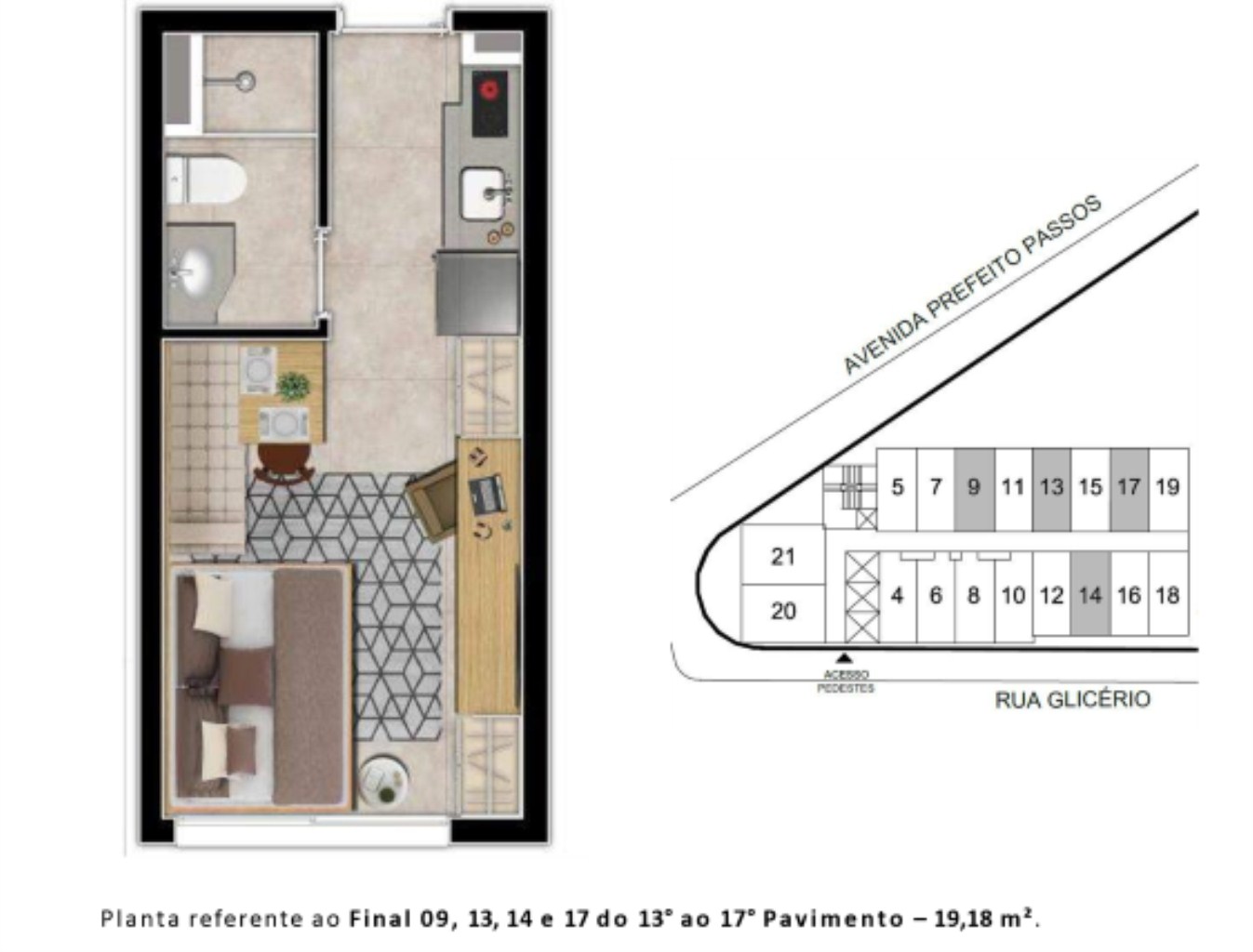Apartamento à venda com 1 quarto, 19m² - Foto 15