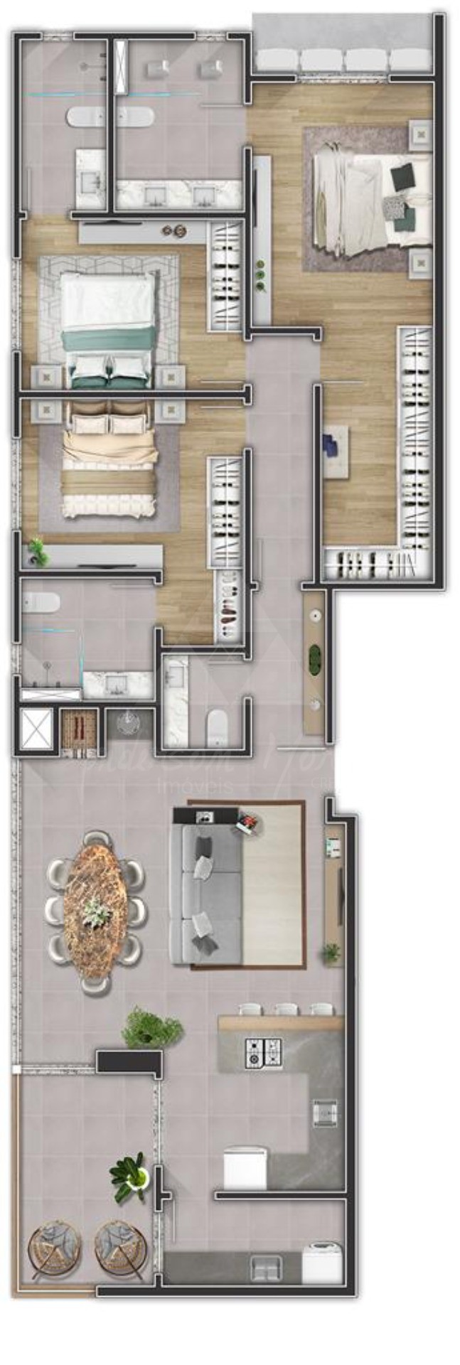 Apartamento, 3 quartos, 7079 m² - Foto 7