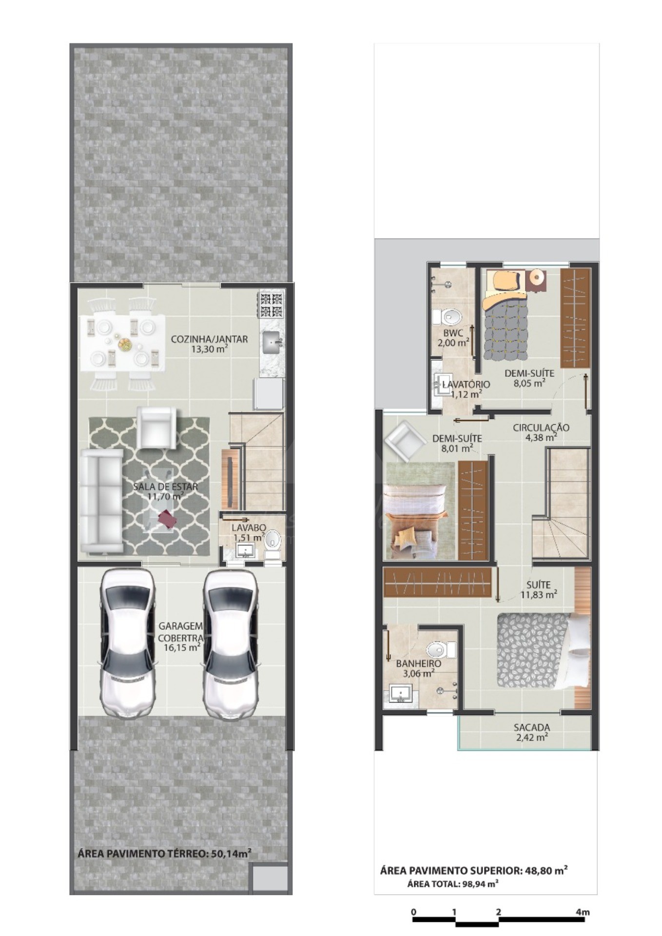 Sobrado, 3 quartos, 100 m² - Foto 3