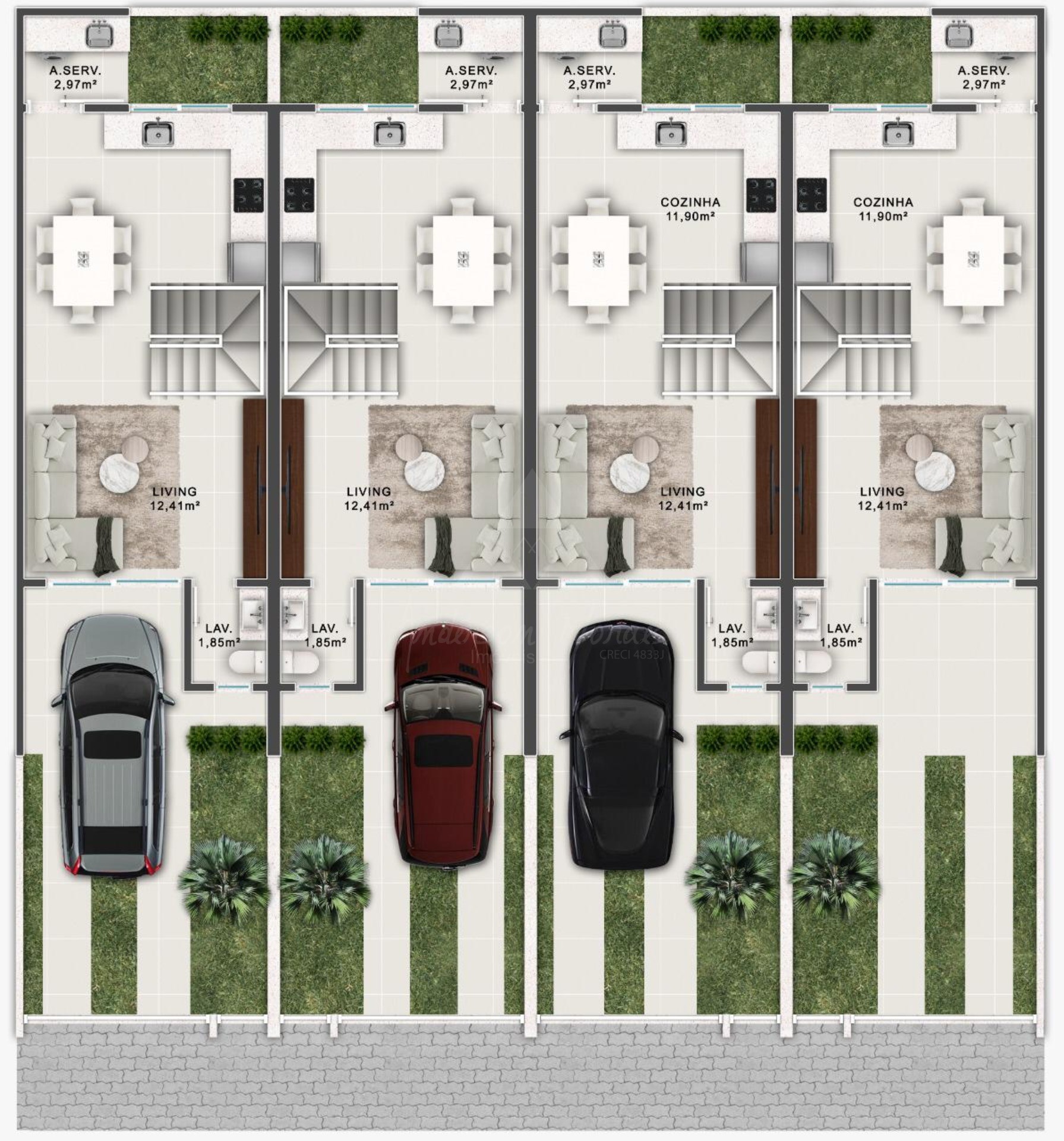 Sobrado, 2 quartos, 81 m² - Foto 3