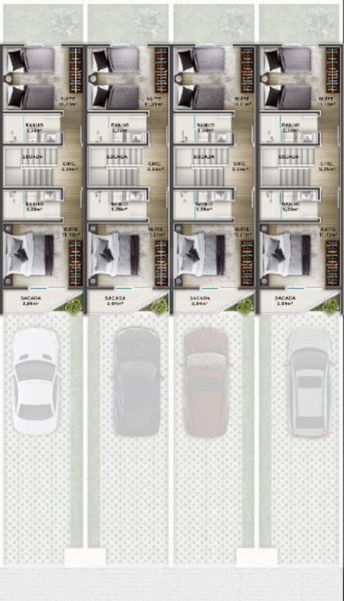 Sobrado, 2 quartos, 83 m² - Foto 2