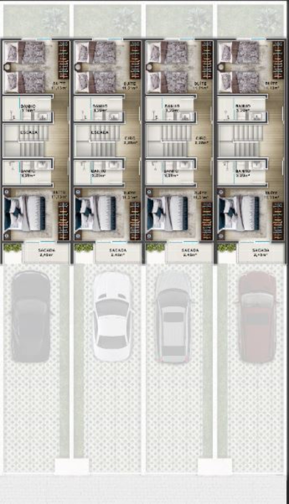 Sobrado, 2 quartos, 83 m² - Foto 2