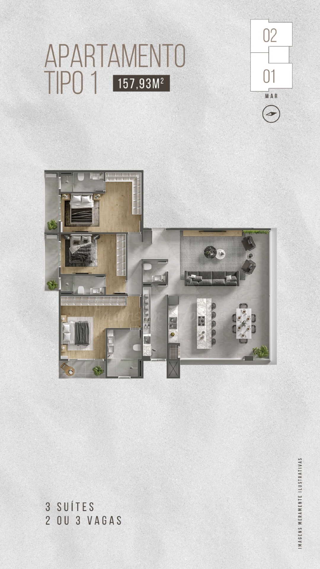 Apartamento, 3 quartos, 157 m² - Foto 23