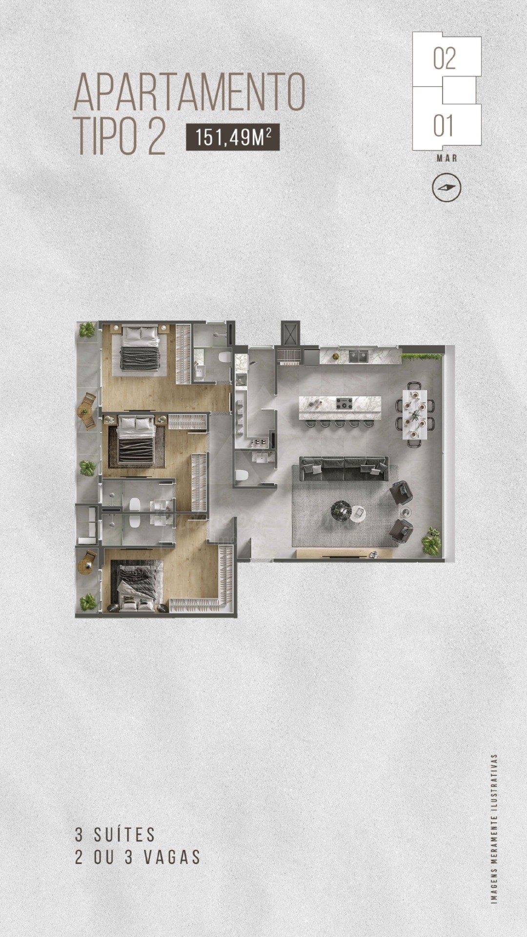 Apartamento, 3 quartos, 151 m² - Foto 23