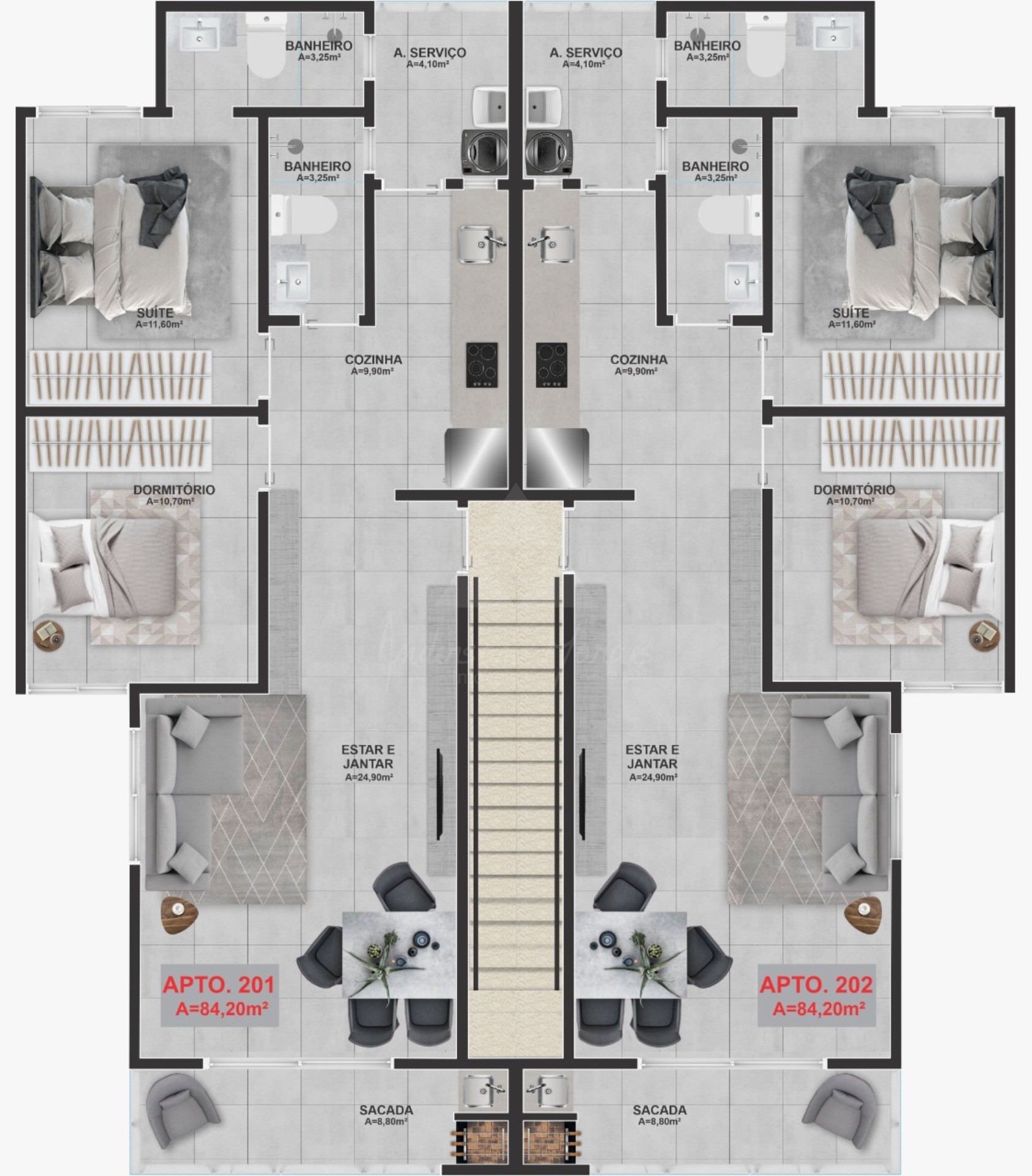 Apartamento, 2 quartos, 84 m² - Foto 4