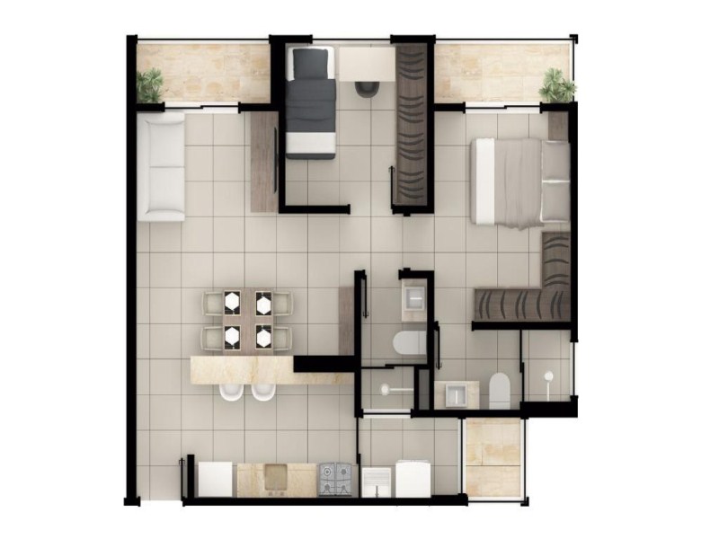 Apartamento com 2 dormitórios à venda, 70 m² por R$ 322.921,