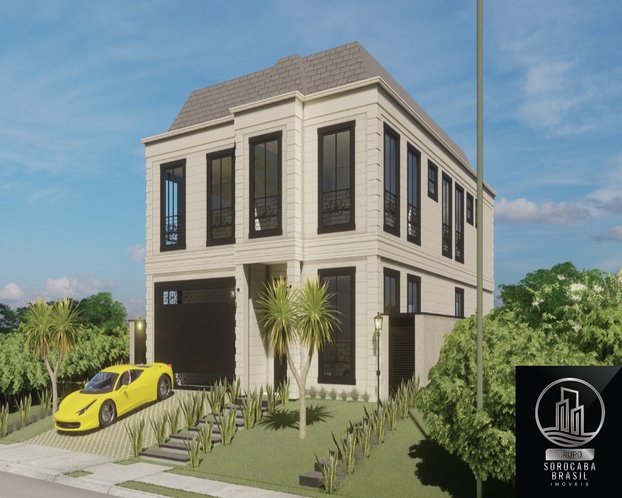 Sobrado com 5 dormitórios à venda, 390 m² - alphaville nova 