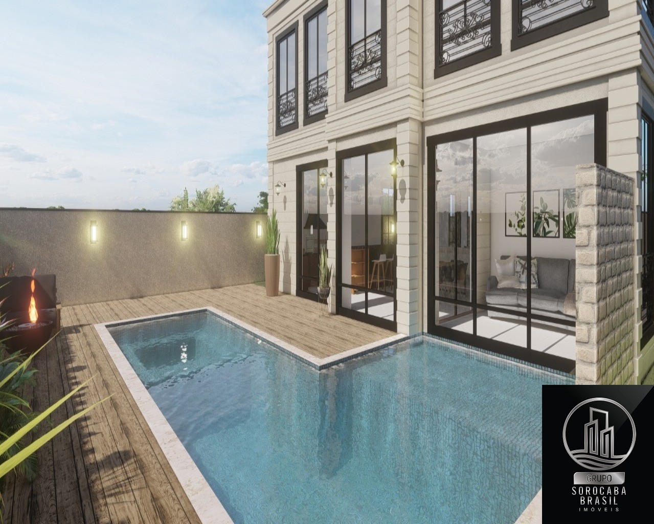 Sobrado com 5 dormitórios à venda, 390 m² - alphaville nova 