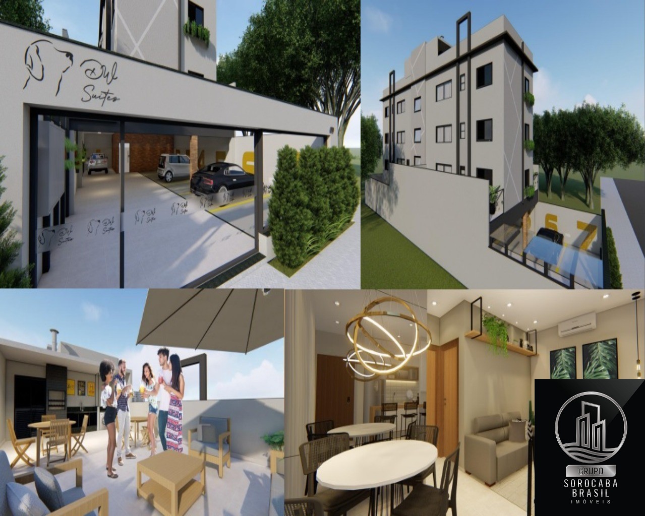 Apartamento com 2 dormitórios à venda, 57 m² por R$ 259.405,