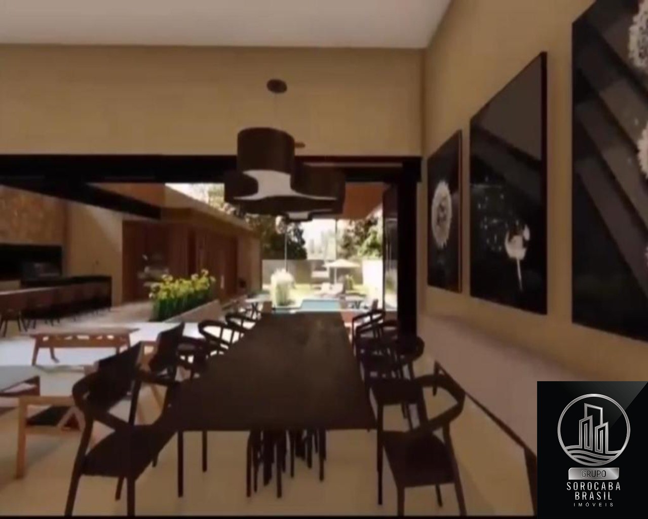 Casa com 4 dormitórios à venda, 415 m² por R$ 3.400.000 - co