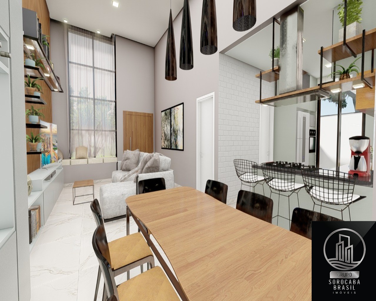 Casa com 3 dormitórios à venda, 153 m² - condomínio ibiti re