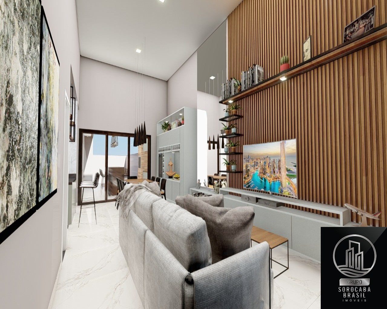 Casa com 3 dormitórios à venda, 153 m² - condomínio ibiti re