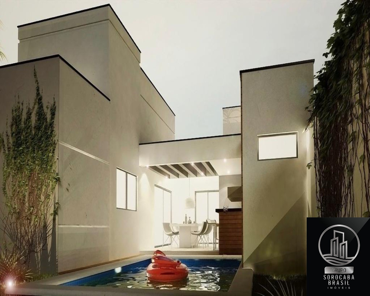 Casa com 3 dormitórios à venda, 186 m² por R$ 980.000 - cond