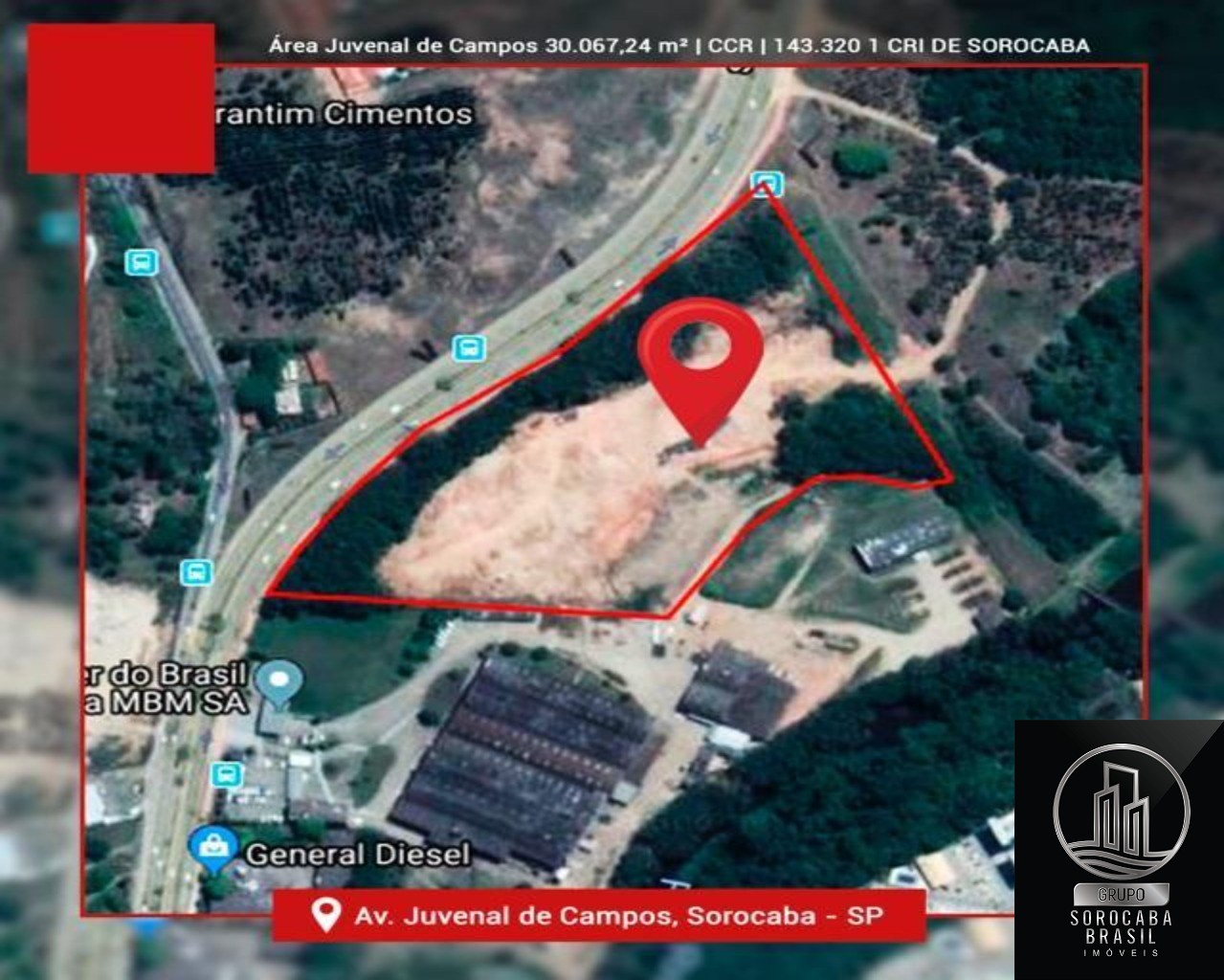 Área à venda, 32000 m² por R$ 33.000.000 - jardim faculdade 