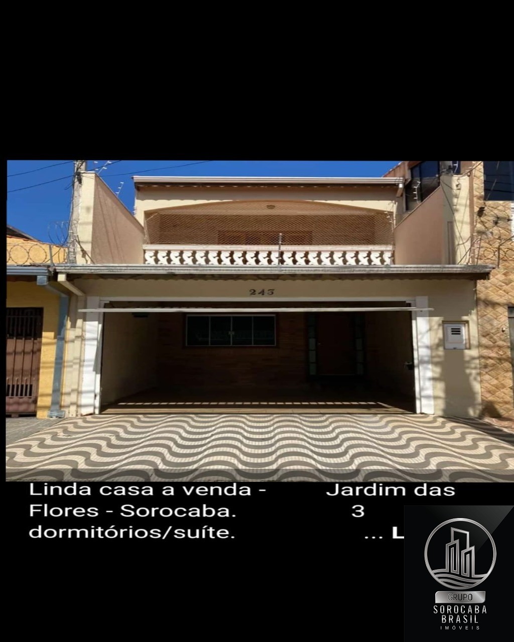 Lindo sobrado com portão automático excelente R$370.000,00