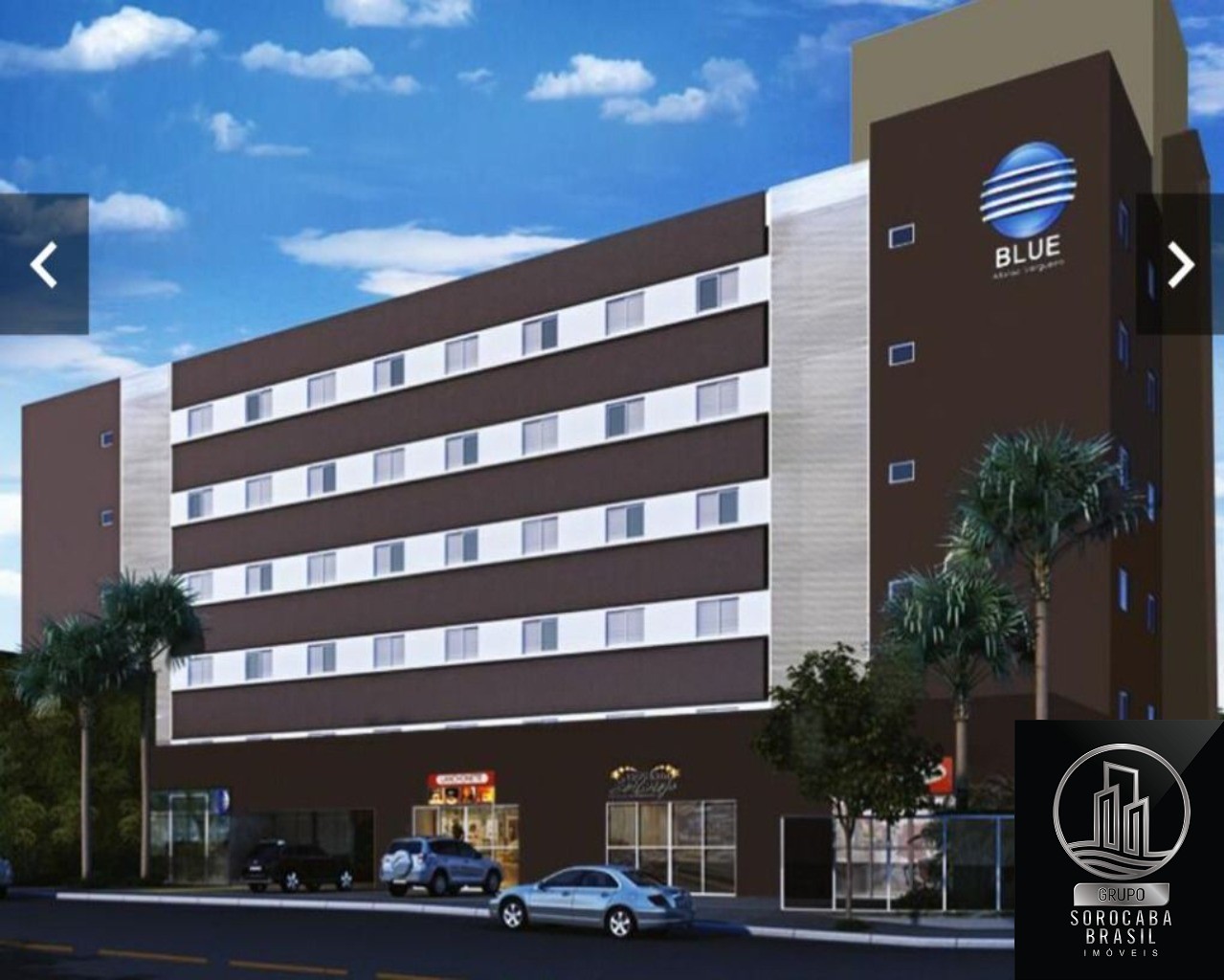 Apartamento com 1 dormitório para alugar, 34 m² por R$ 4.380