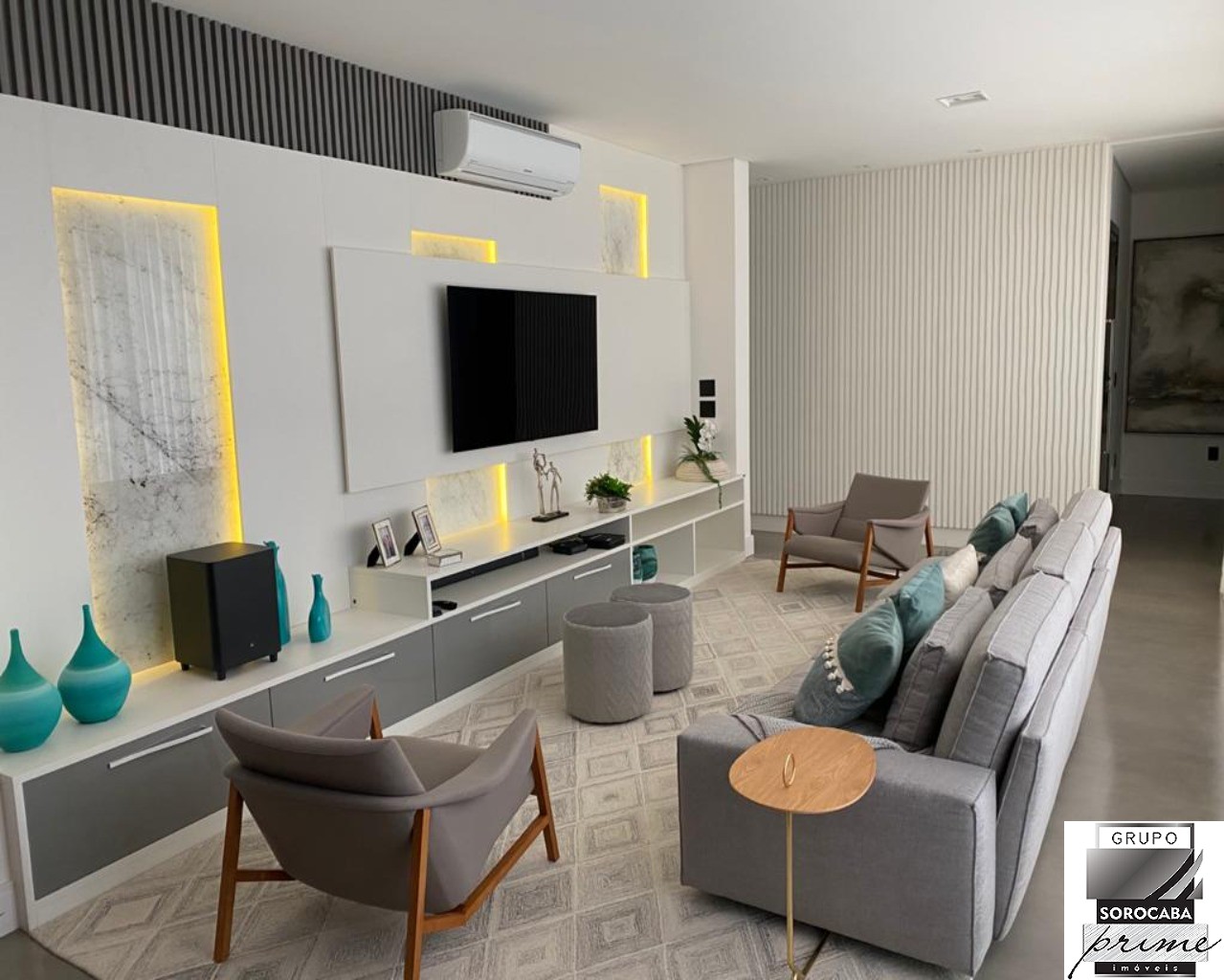 Porteira fechada sobrado com 3 dormitórios à venda, 281 m² p